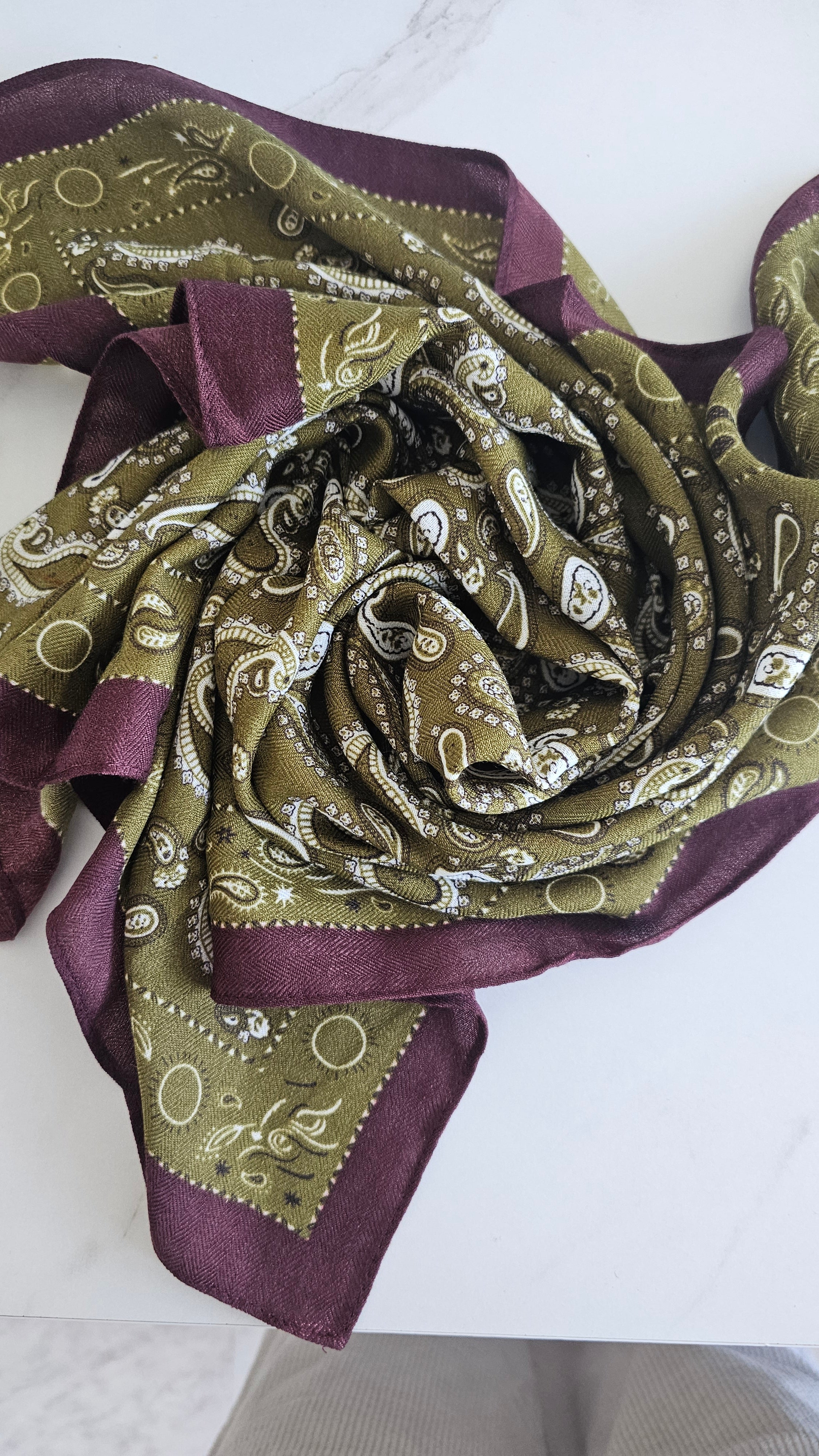 Foulard motifs bandana