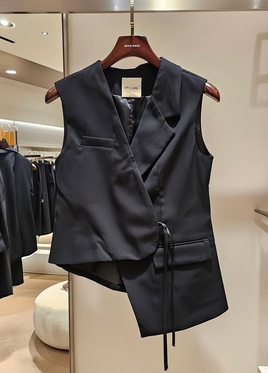 Gilet Corine asymétrique