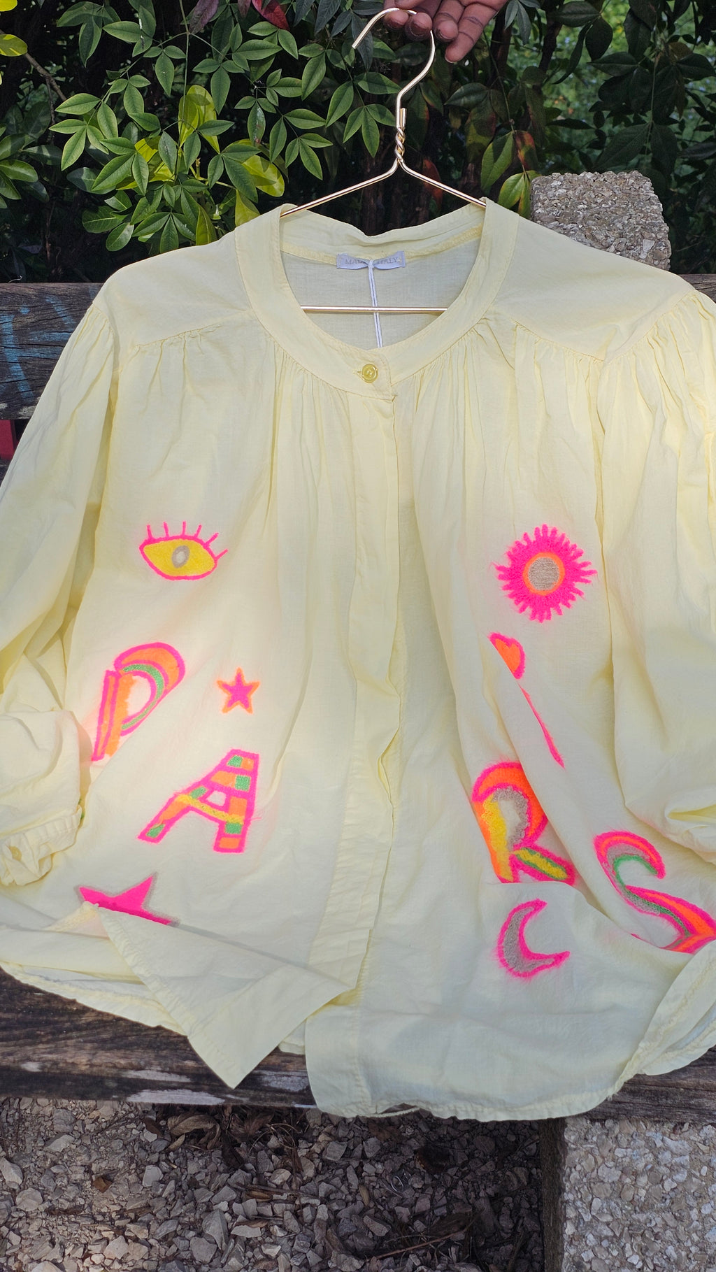 Chemise Paris Jaune